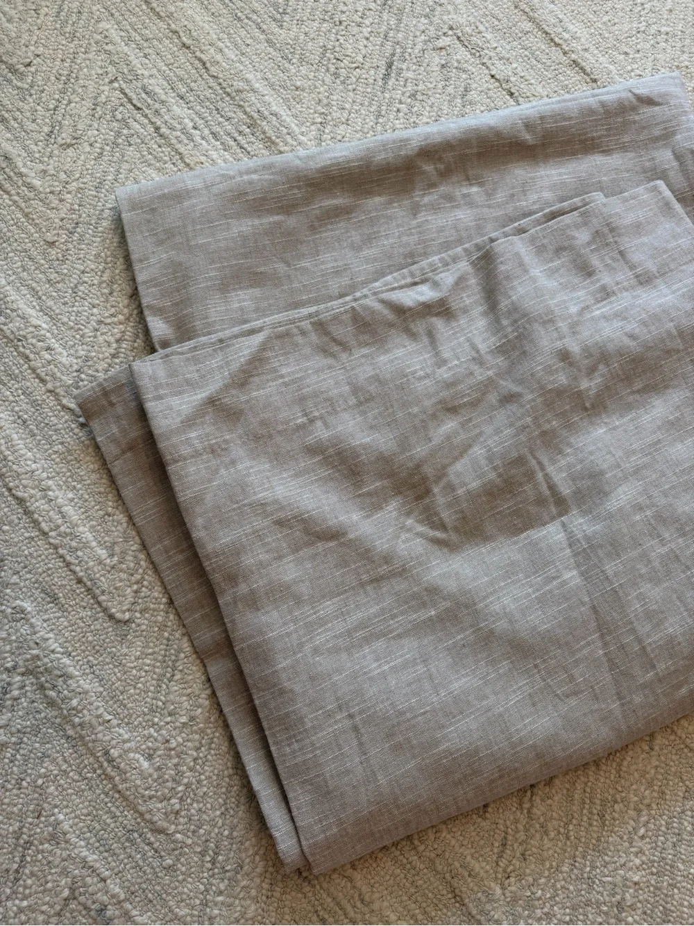 Pottery Barn Emery Linen Blackout Curtain Oatmeal 50